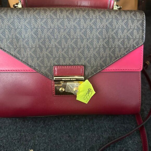 Michael Kors Bags Michael Kors Sloan Brownoxblood Pink Poshmark